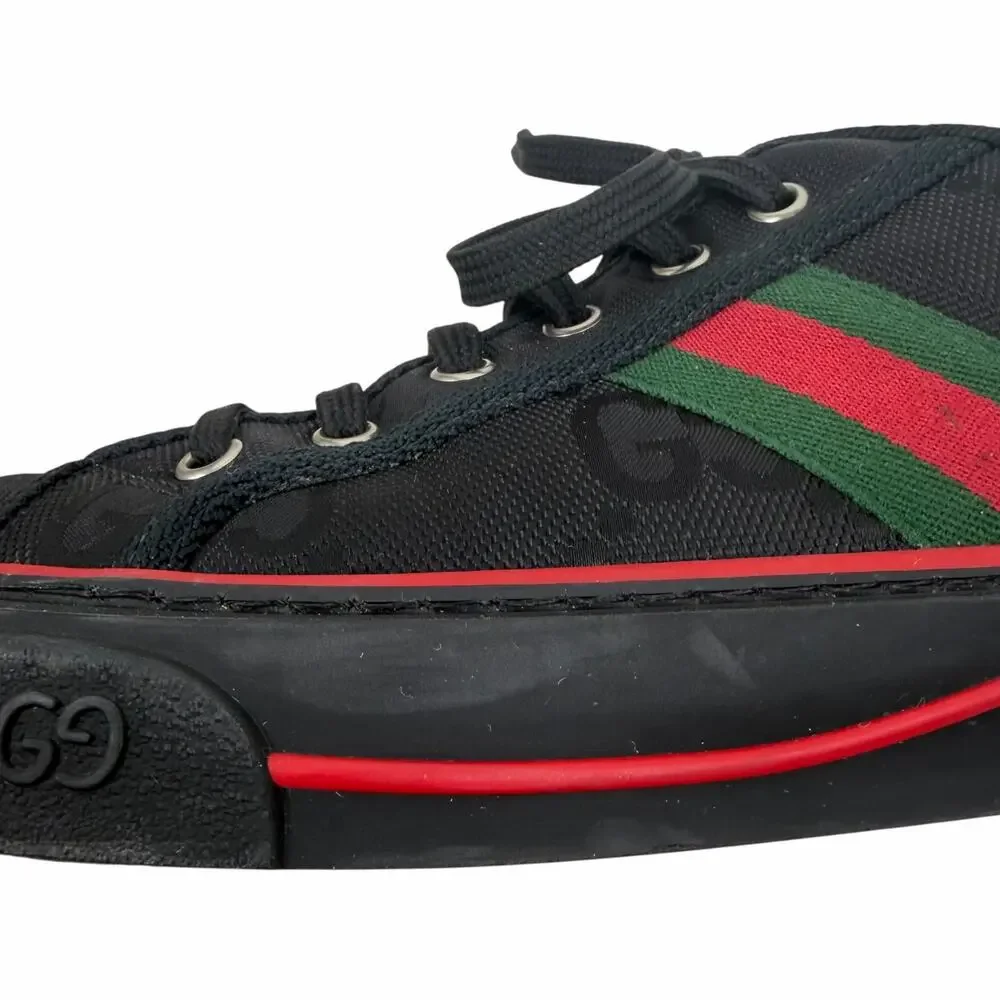 Gucci Off the Grid 1977 Low Top Sneakers Tennis Shoes Black Size 11/ 11.5